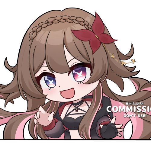 Chibi Sticker Halfbody Merchandise (Sticker or Charms) 3