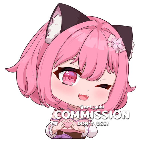 Chibi Sticker Halfbody Merchandise (Sticker or Charms) 7