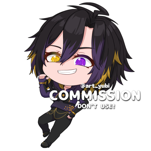 Chibi Fullbody Merchandise (Sticker or Charms) 5