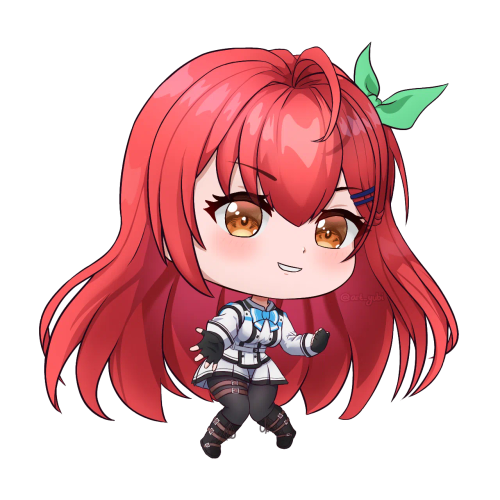 Chibi Fullbody Merchandise (Sticker or Charms) 12