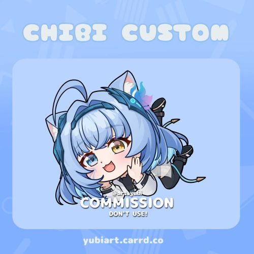 Chibi Fullbody Merchandise (Sticker or Charms) 1