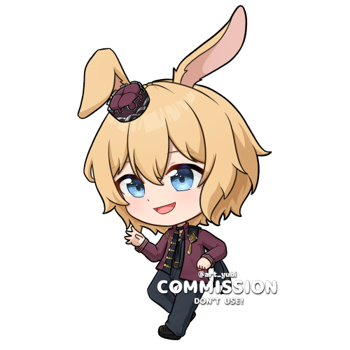 Chibi Fullbody Merchandise (Sticker or Charms) 4