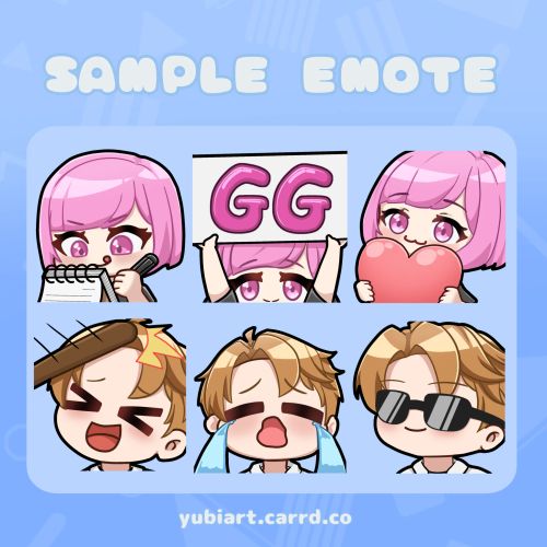 YCH Emotes for Twitch Youtube Discord 4