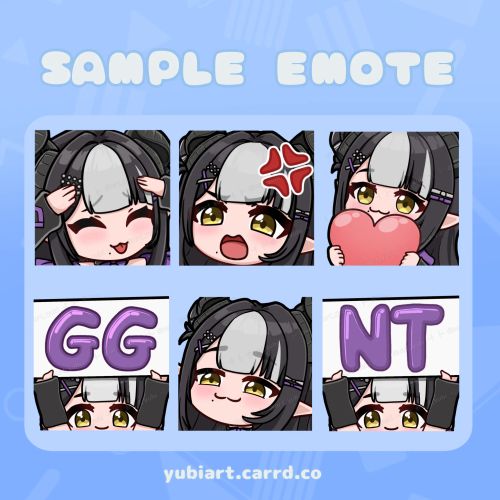YCH Emotes for Twitch Youtube Discord 3