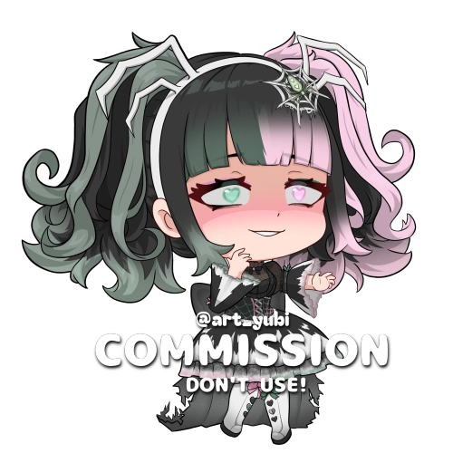 Chibi Fullbody Merchandise (Sticker or Charms) 6