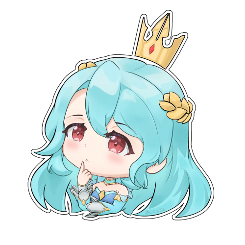 Chibi Sticker Halfbody Merchandise (Sticker or Charms) 14