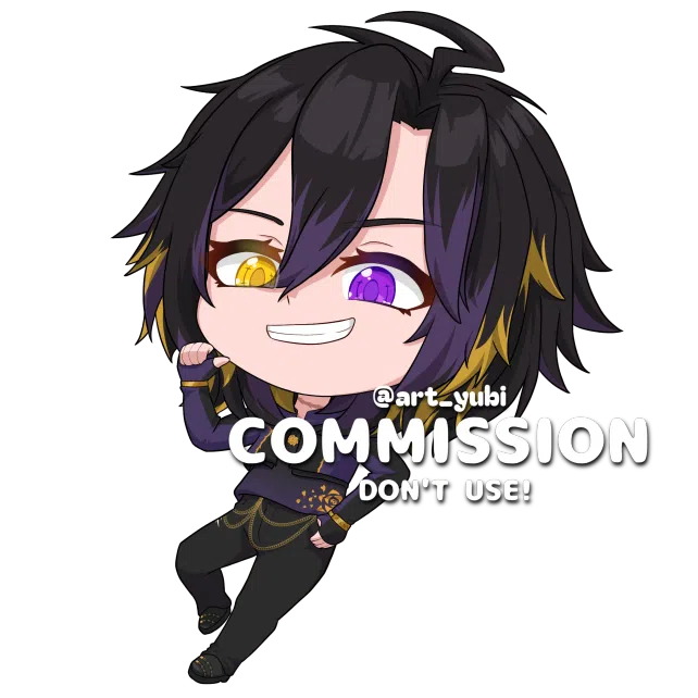 Cinders's Fullbody Chibi Can Be Use For Your Merch (Sticker or Charms)