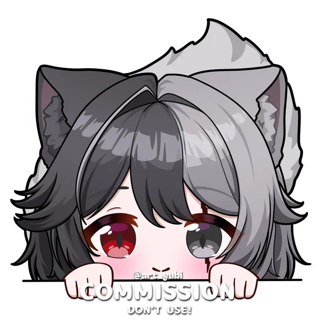 Lux Umbra's Chibi YCH Peeking