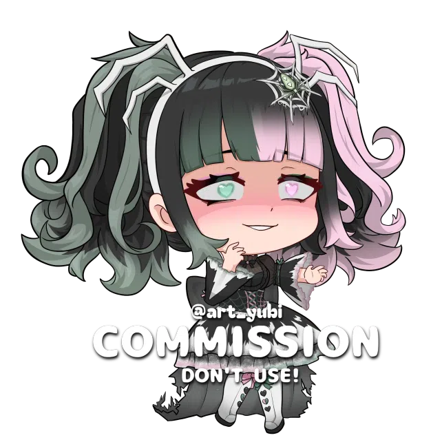 Cinders's Fullbody Chibi Can Be Use For Your Merch (Sticker or Charms)