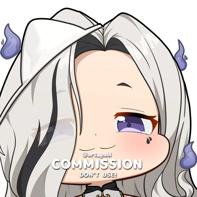 Ghostie Chibi YCH Smug Face